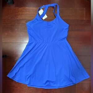 NWT Halara Backless Twisted Active Dress Size XL With Built In Shorts